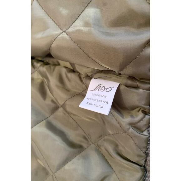 INSO Collection Bomber Jacket Army Green Medium Women's jacket Lightweight - Picture 5 of 6